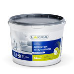 Краска акриловая для стен и потолков белоснежная