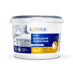 Краска фасадная латексная белоснежная