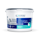 Краска акриловая интерьерная влагостойкая белоснежная